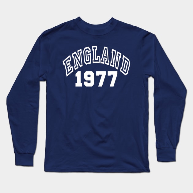 england Long Sleeve T-Shirt by martian